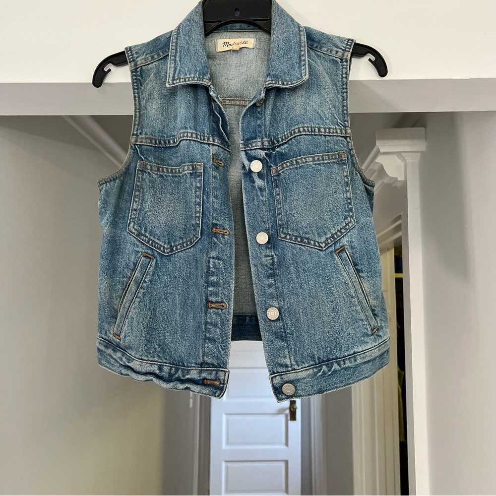 Madewell Jean Vest
